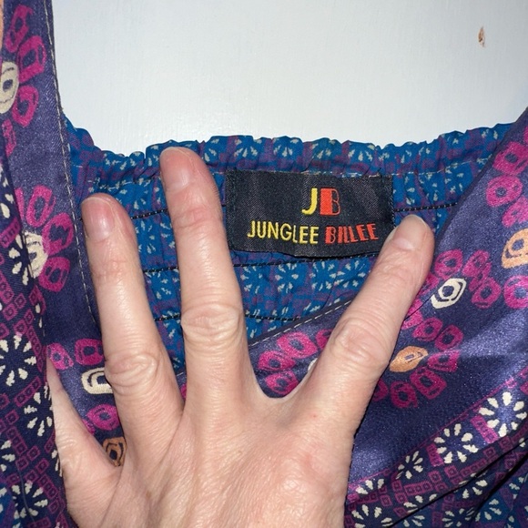 Blue and‎ Purple Sleeveless Maxi Sundress - Picture 2 of 8